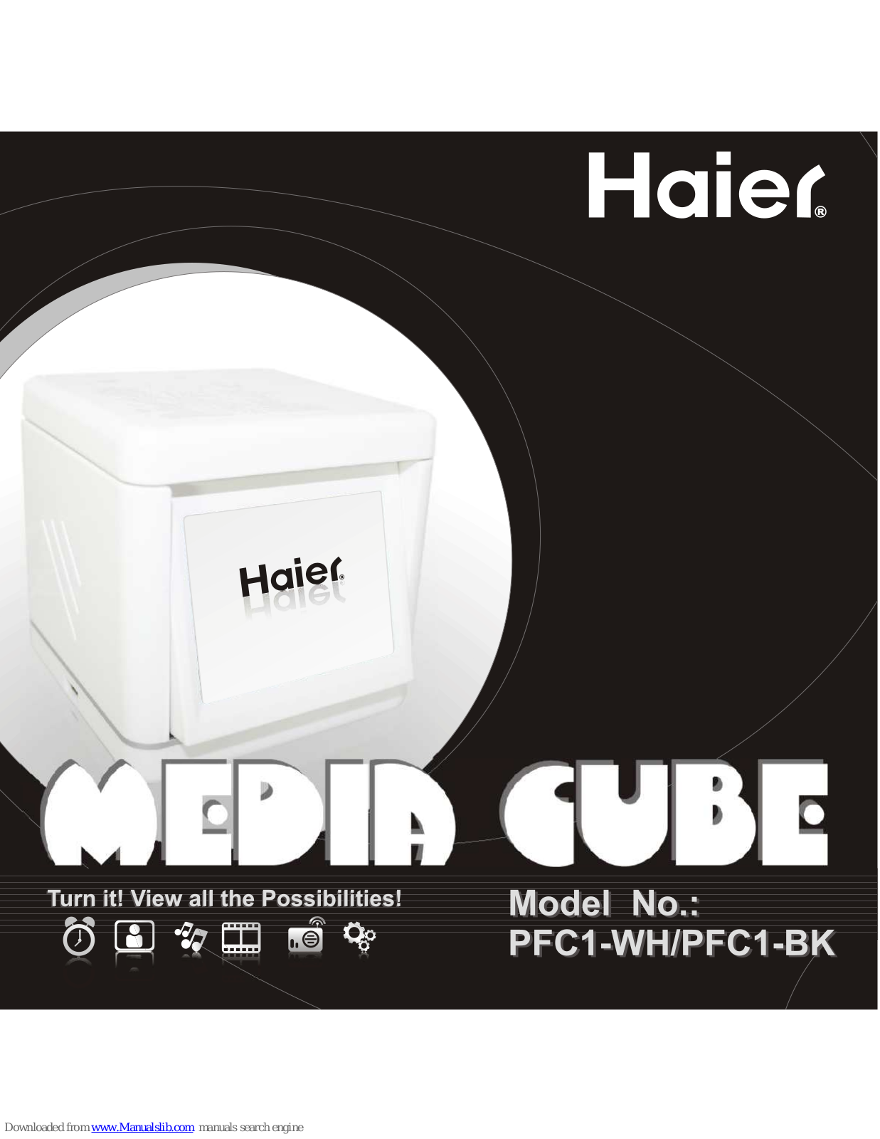 Haier Media Cube PFC1-BK, Media Cube PFC1-WH User Manual