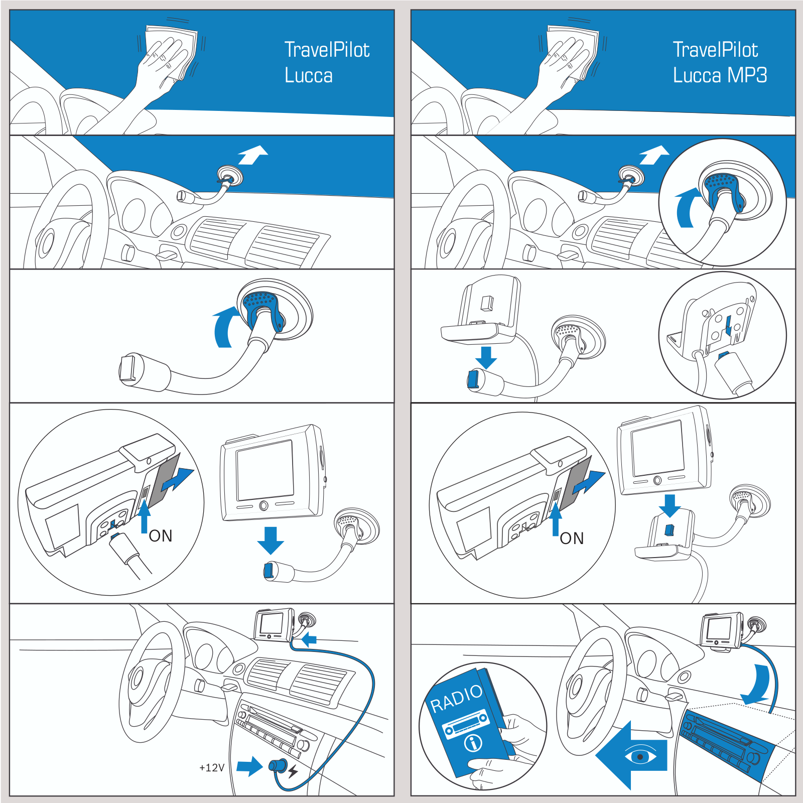 Blaupunkt LUCCA FRANKREICH, LUCCA UK/IRELAND User Manual