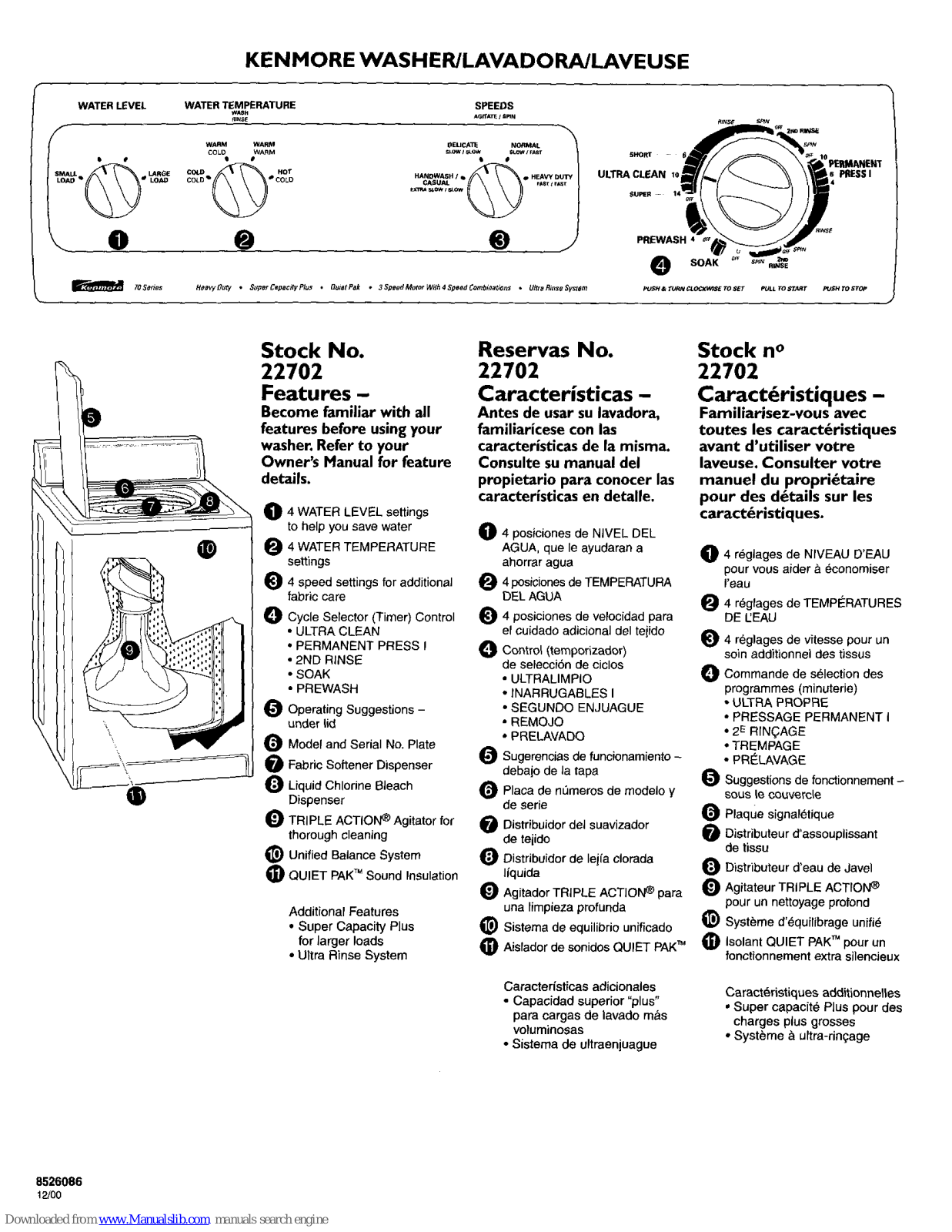 Kenmore 22702 User Manual - ManualMachine.com