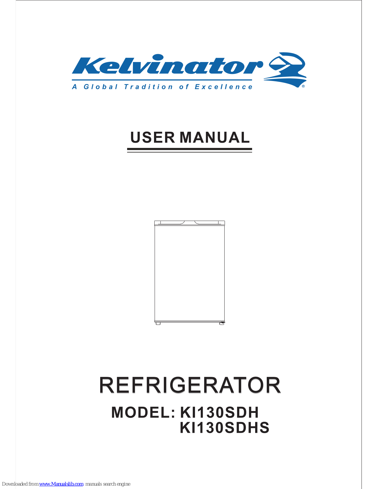 Kelvinator KI130SDH, KI130SDHS User Manual