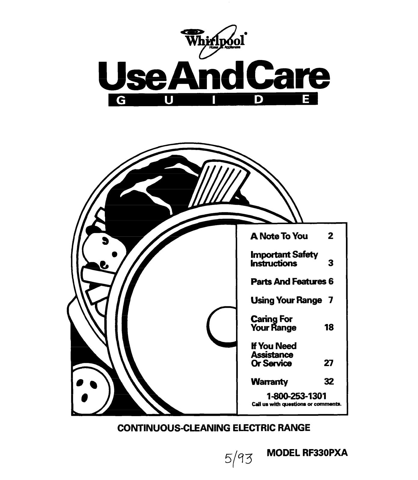 Whirlpool RF330PXA User Manual - ManualMachine.com