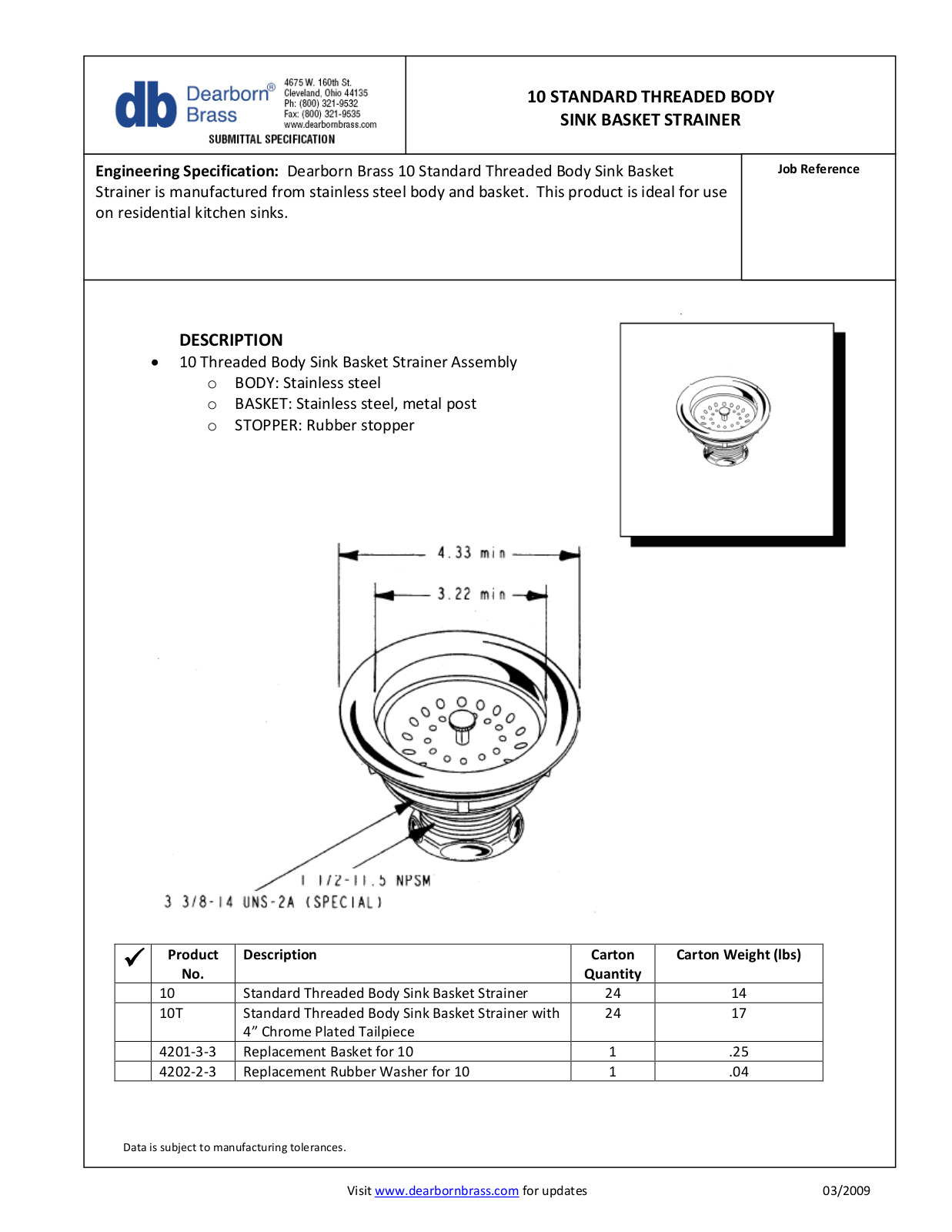 Oatey ZYH10121 Specifications - ManualMachine.com