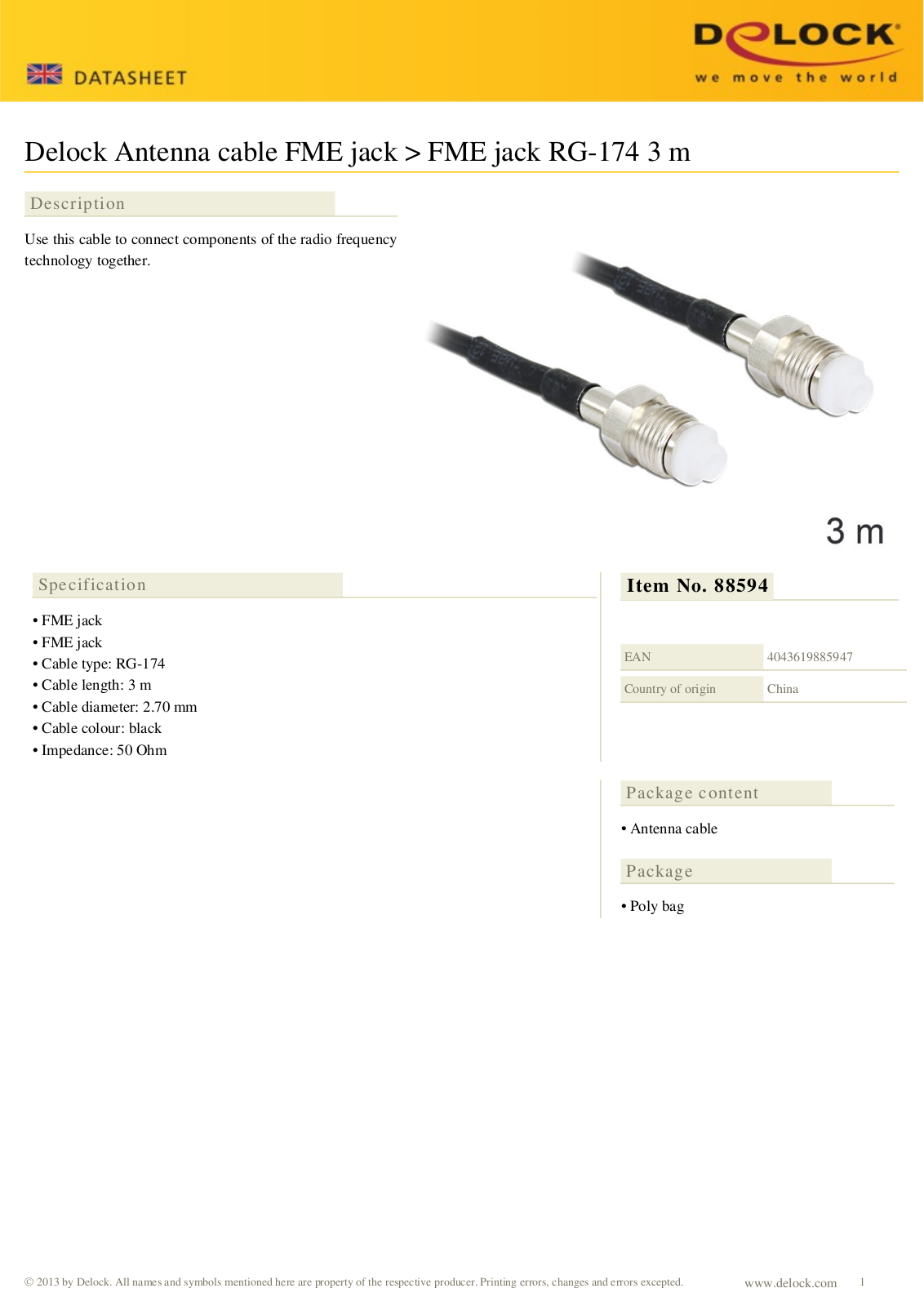 DeLOCK 88594 User Manual