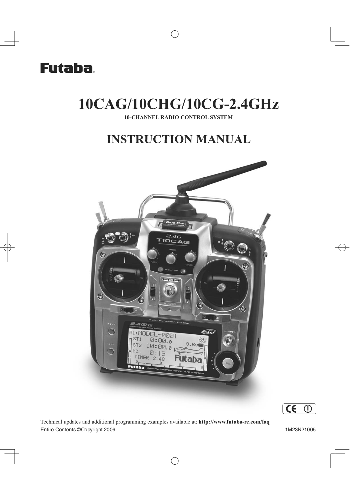 Futaba T10CG 24G User Manual