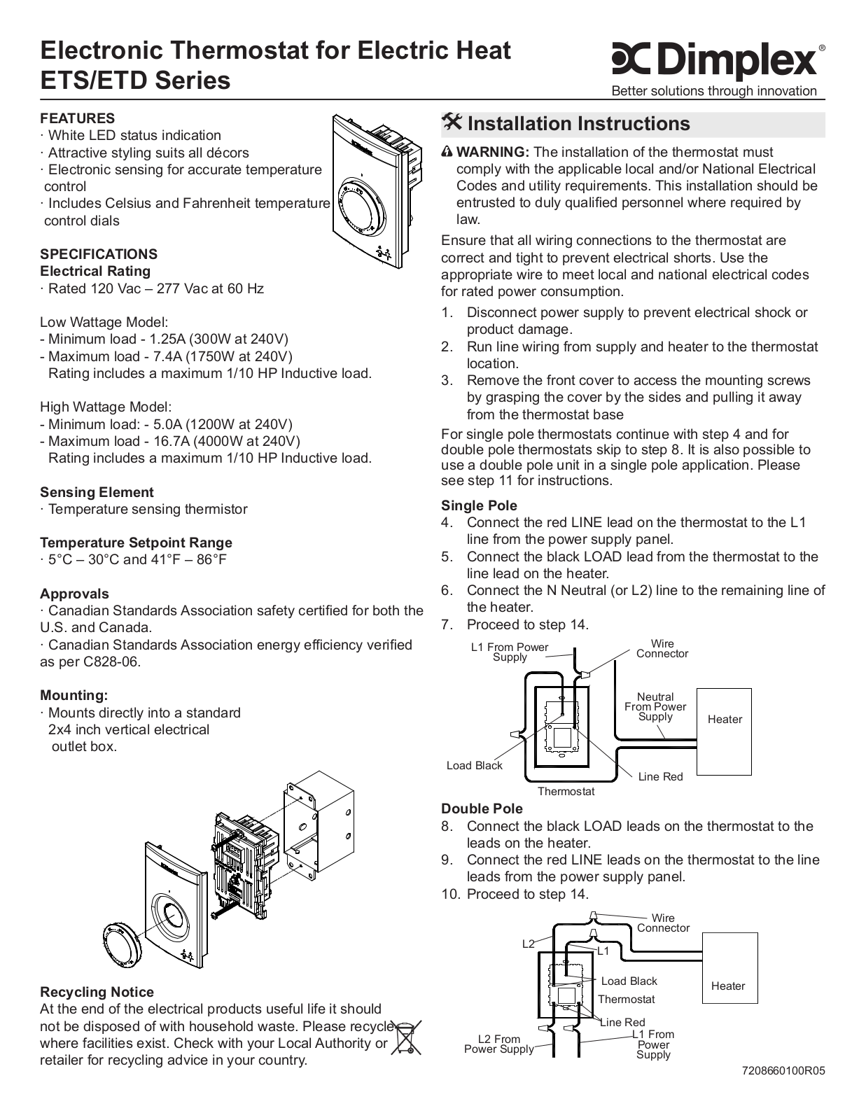 Dimplex ETS User Manual