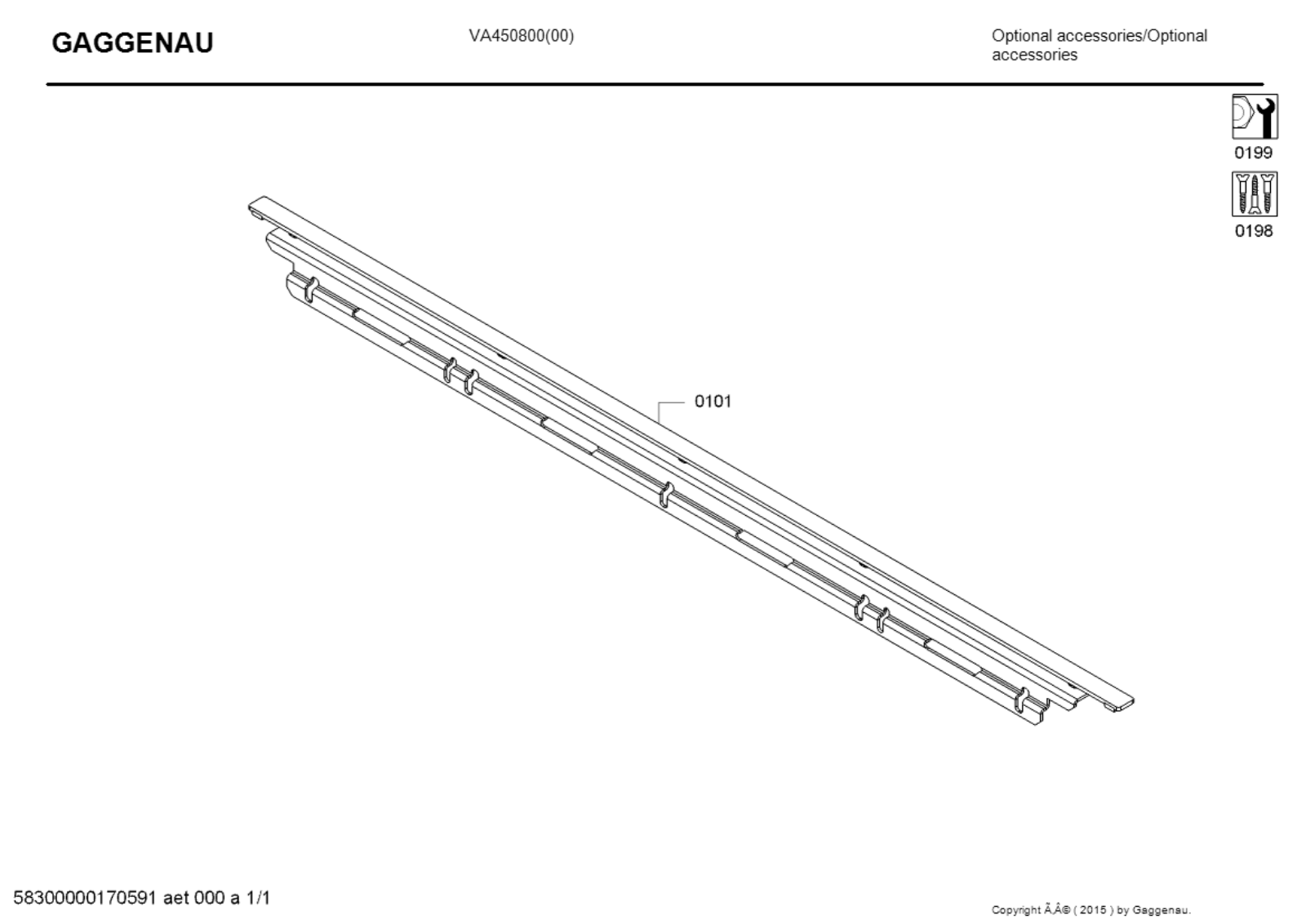 Gaggenau VA450800 Diagram