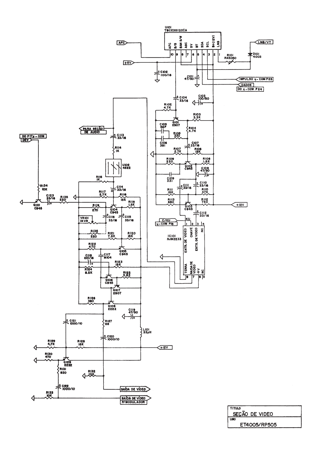 Amplimatic ET-4005, RP505 Schematic - ManualMachine.com
