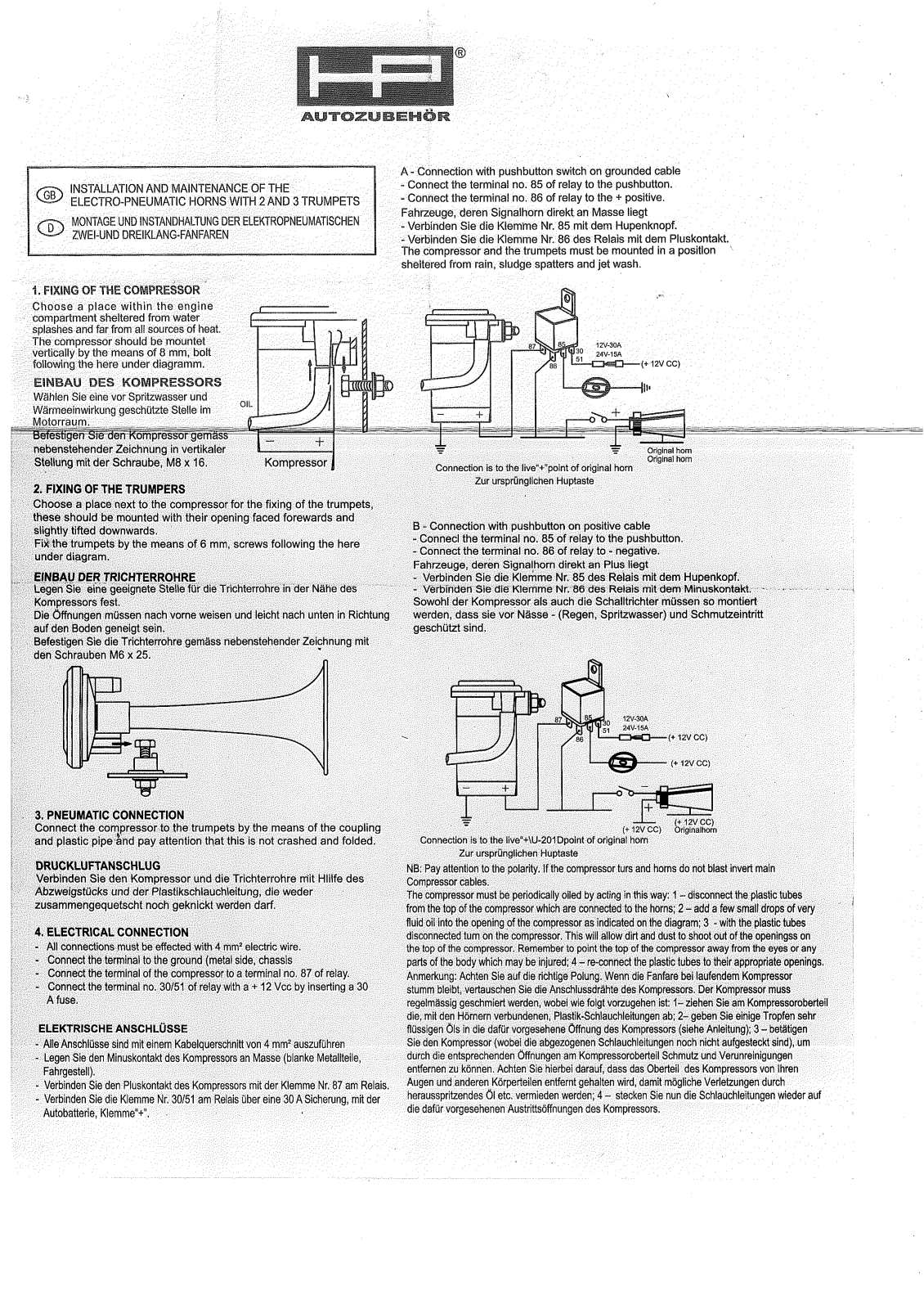 HP Autozubehör 10930 User guide