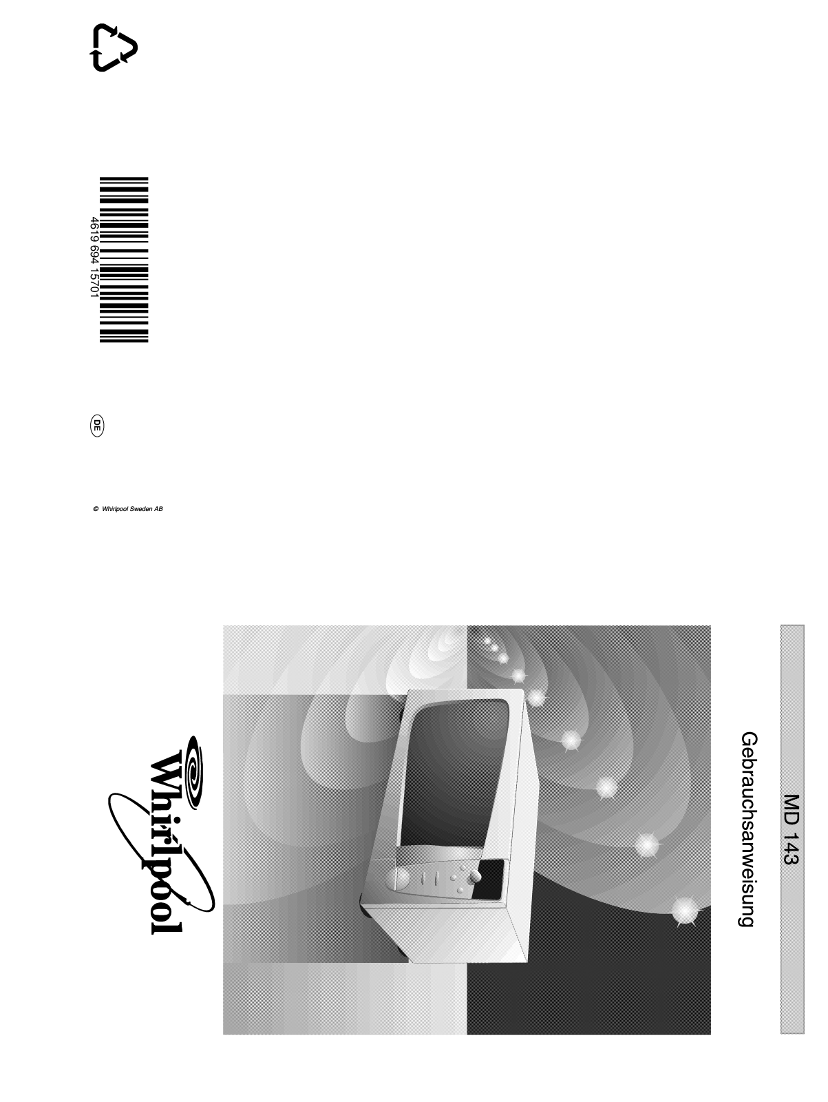 Whirlpool MD 143 WH INSTRUCTION FOR USE