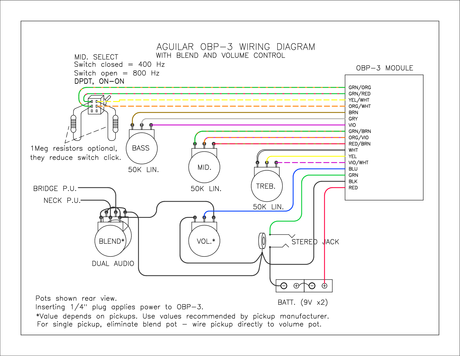 Aguilar obp 3 schematic