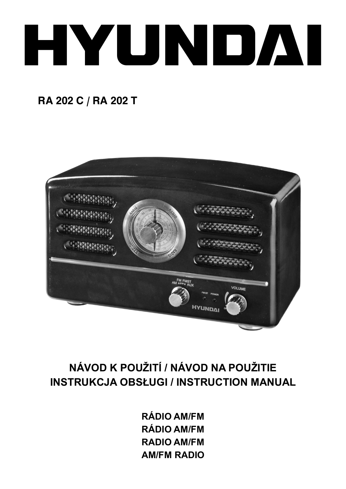 Hyundai RA 202 C User Manual