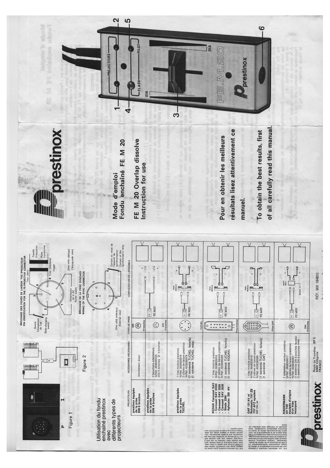 PRESTINOX FE M 20 User Manual