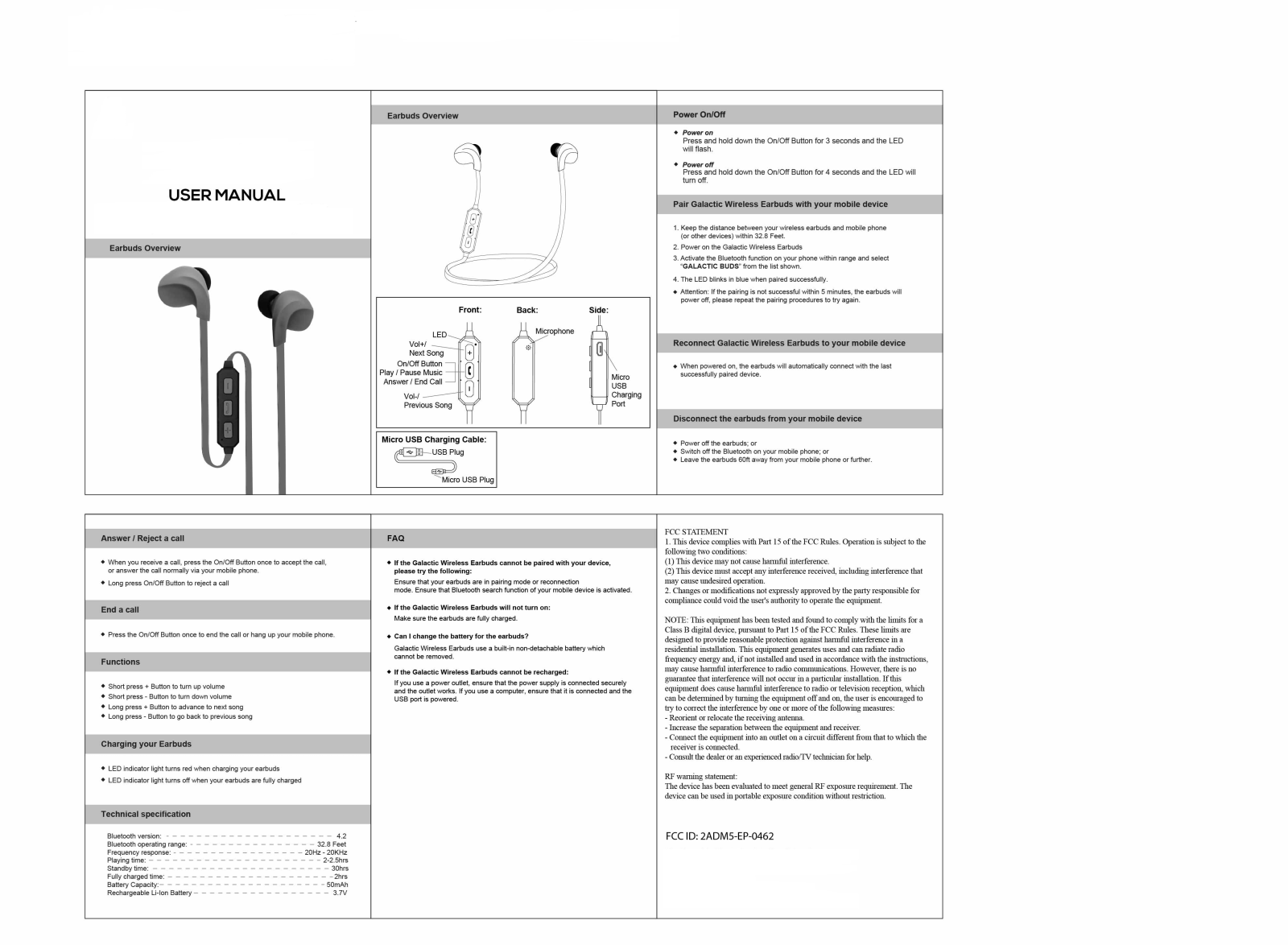 Zeeva EP 0462 Users manual
