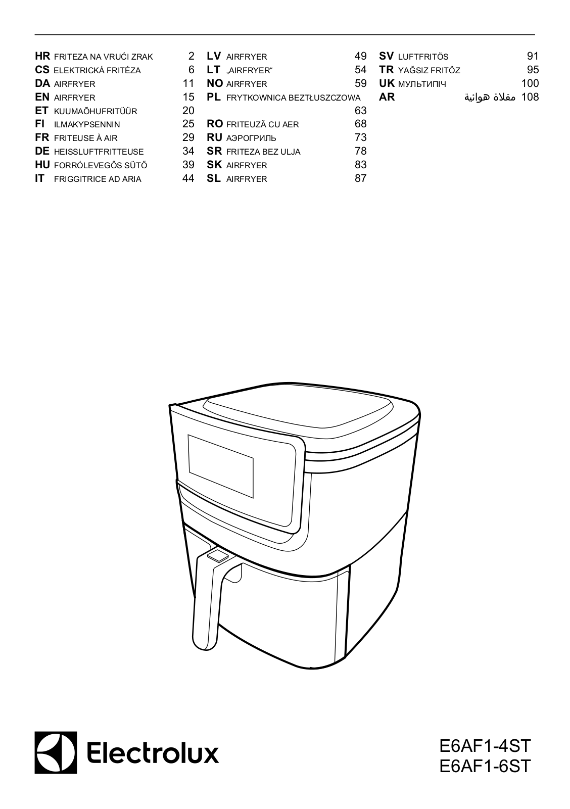 Electrolux E6AF1-4ST User guide - ManualMachine.com