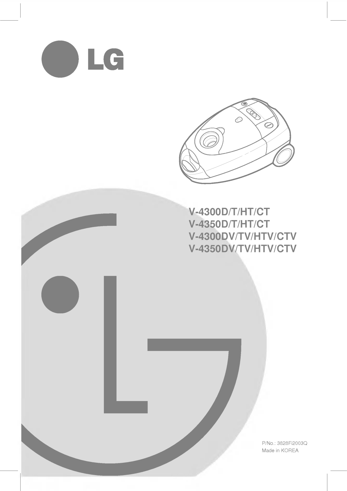 LG V-4300HT Owner’s Manual