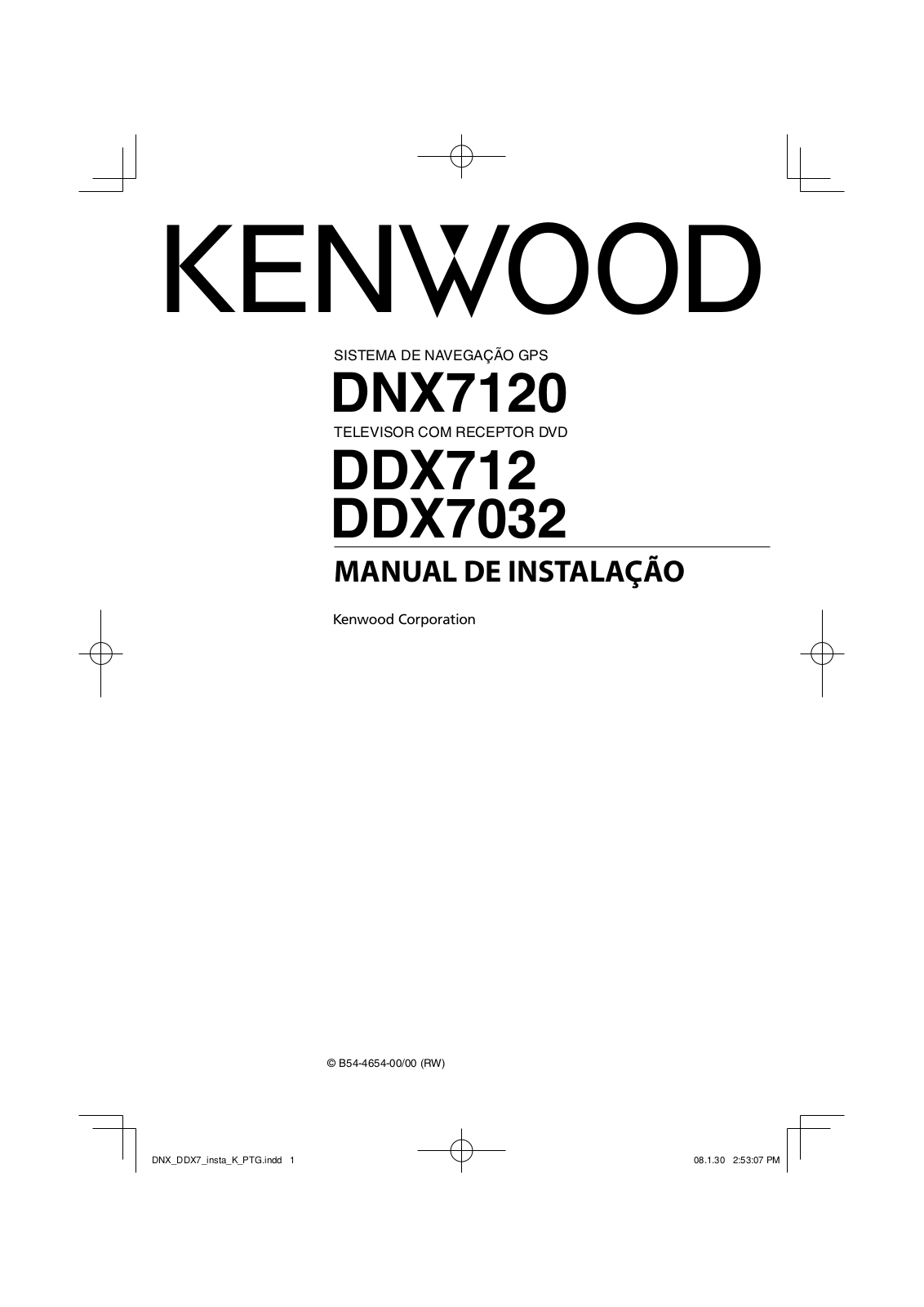 Kenwood DDX712, DDX7032, DNX7120 User Manual