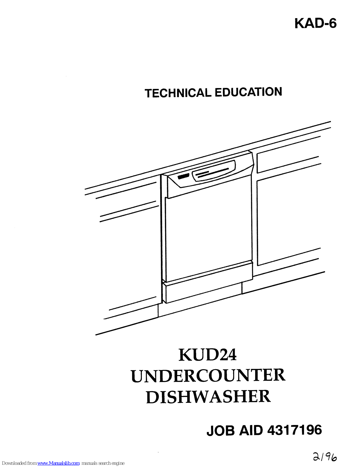 KitchenAid KUD24 Technical Education