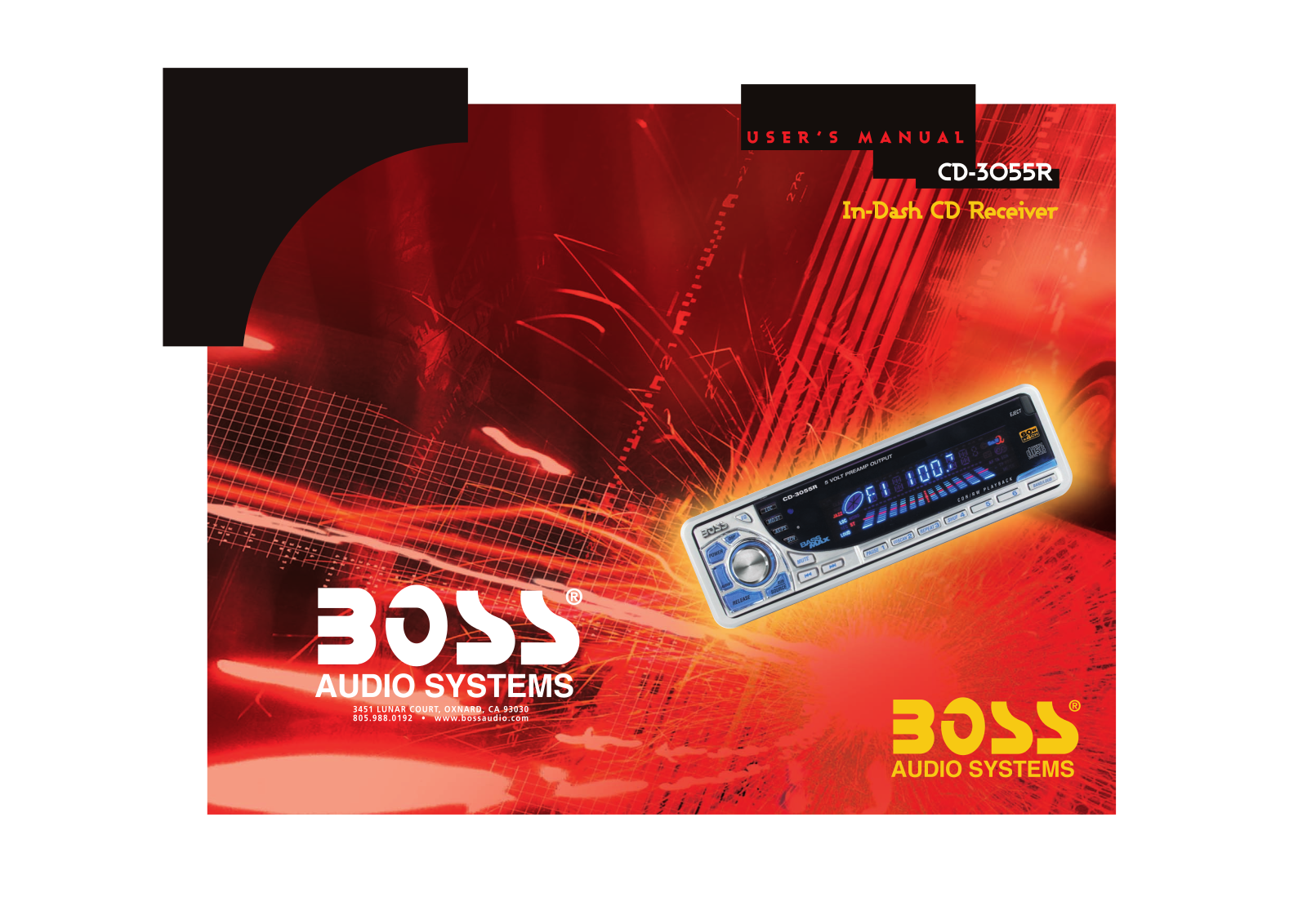 Boss Audio CD-3055R User Manual