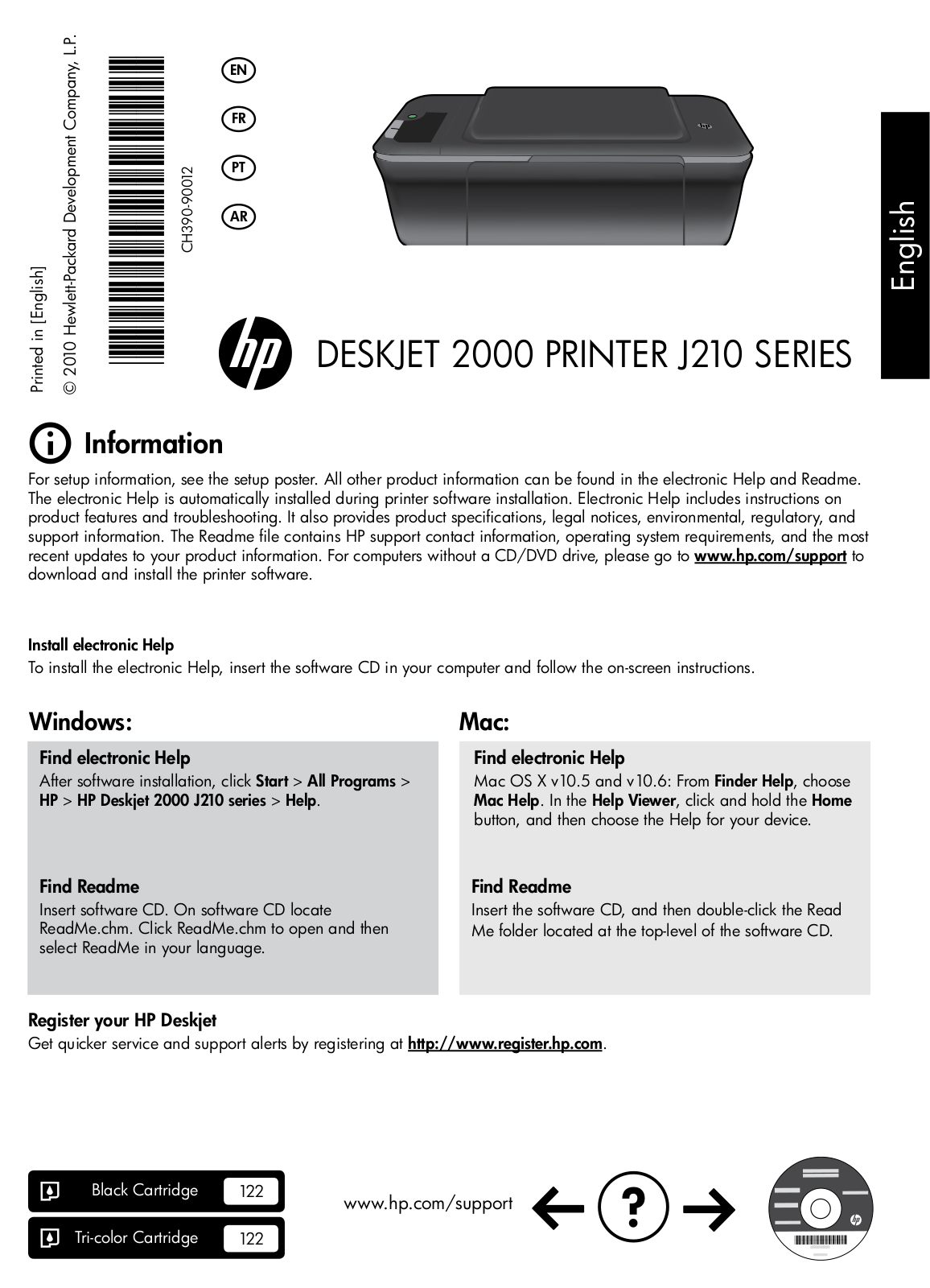 Compaq DESKJET J210 INSTALLATION