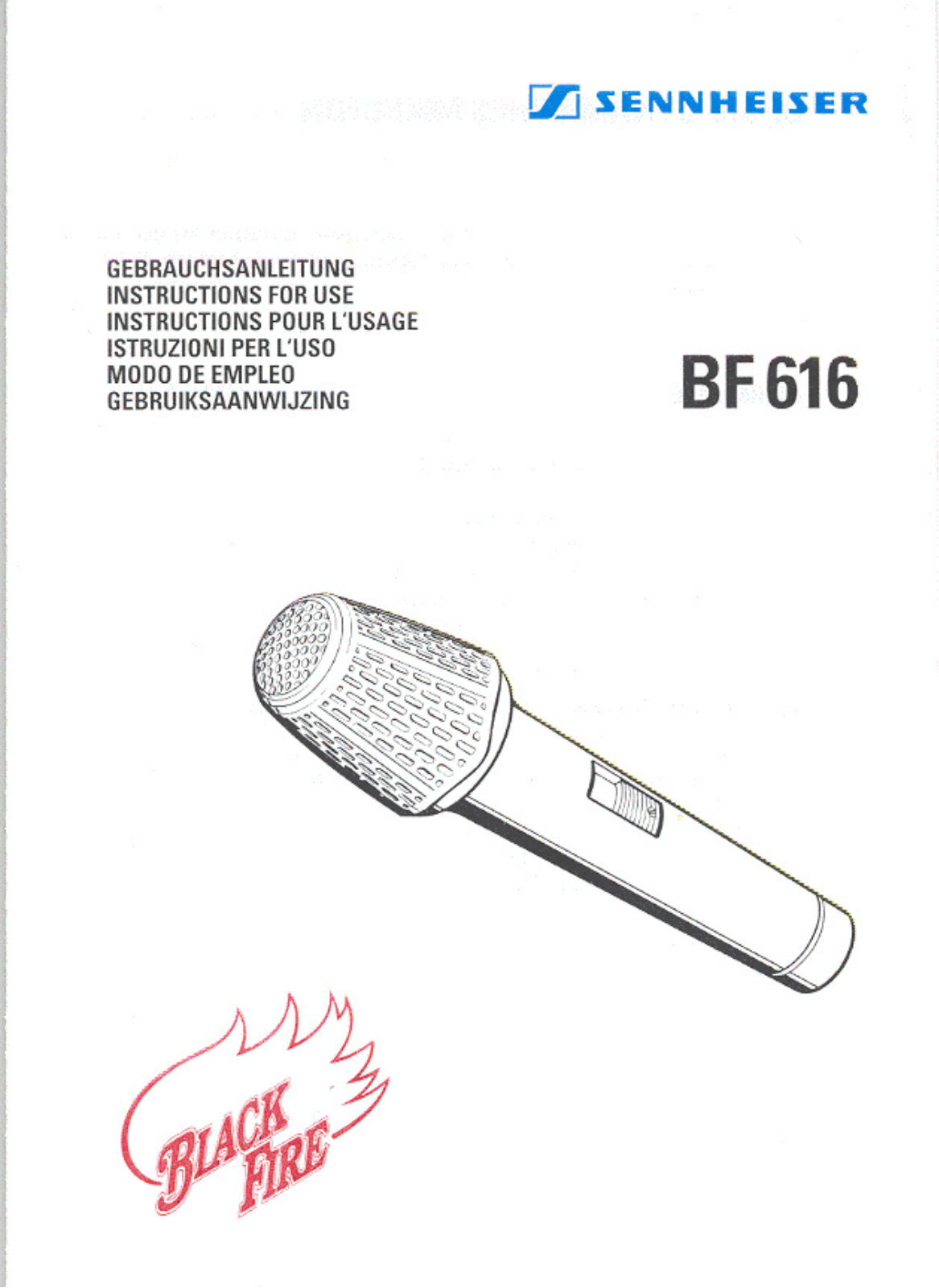 Sennheiser BF 616 User Manual