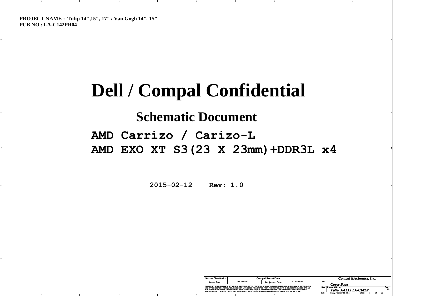 Dell Inspiron 17 5455, Inspiron 17 5555, Inspiron 17 5755 Schematics