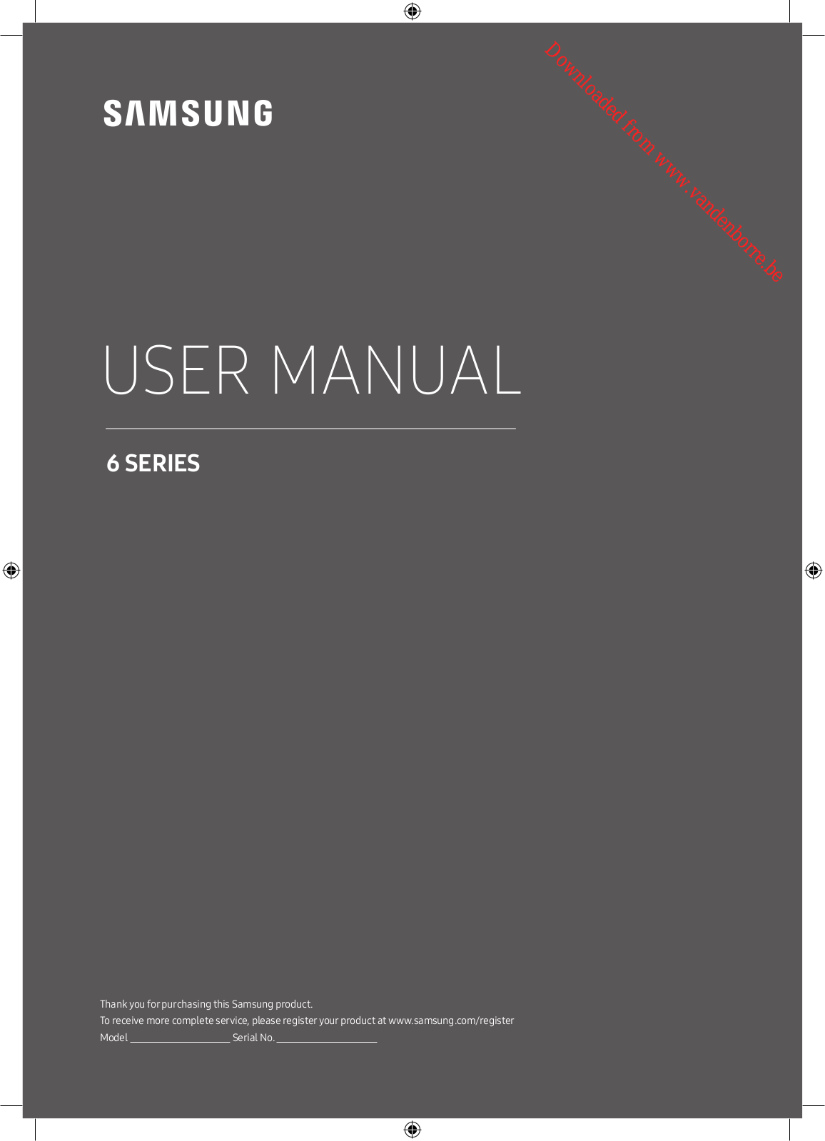 SAMSUNG UE49MU6500 User Manual