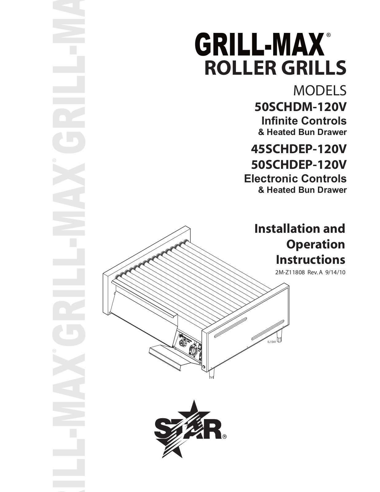 Star Manufacturing 45SCHDEP-120V, 50SCHDEP-120V Operation Manual