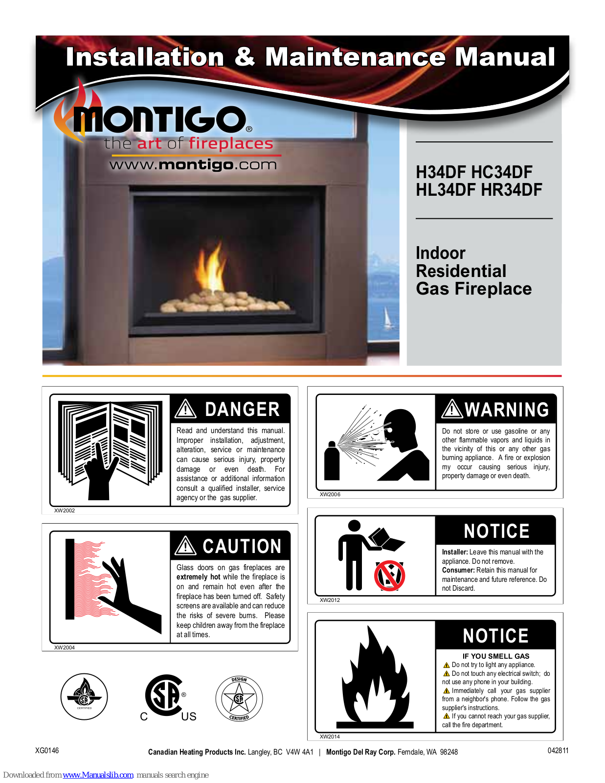 Montigo H34DF, HR34DF, HL34DF, HC34DF Maintance Manual