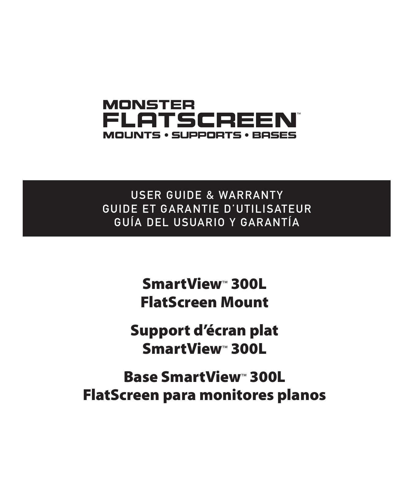 Monster Cable 300L User Manual