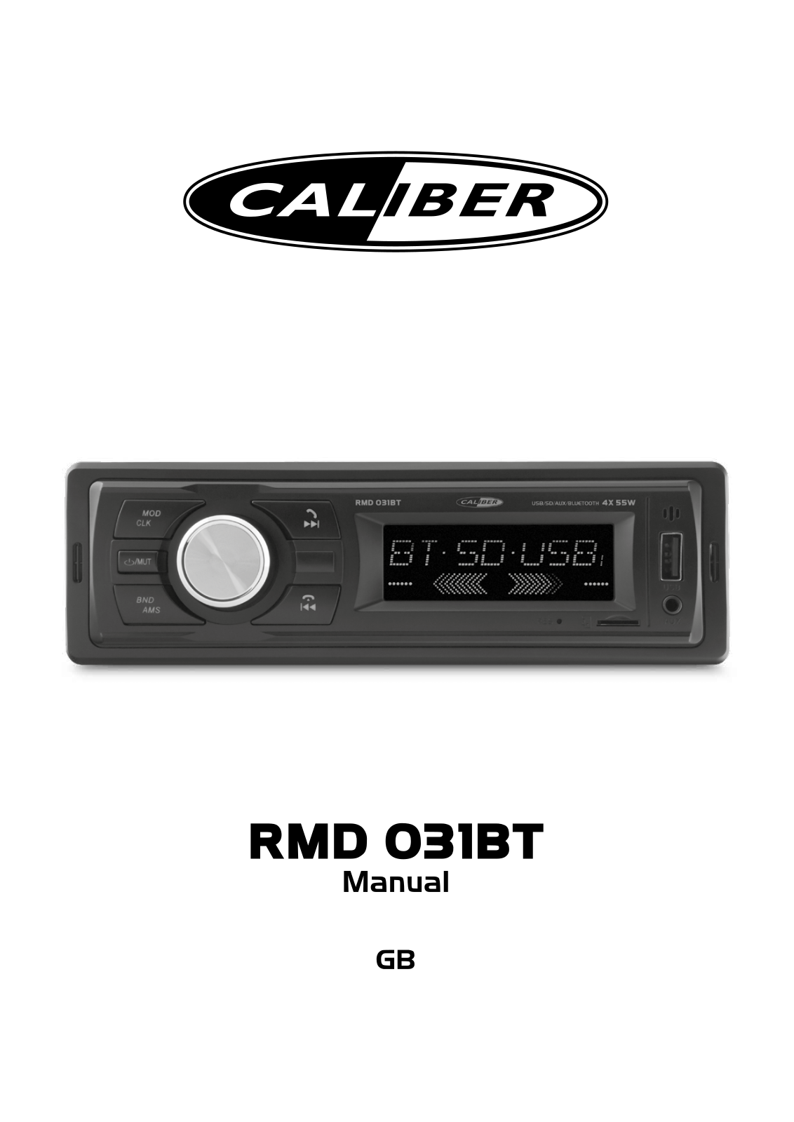 Caliber Audio Technology RMD031BT User Manual