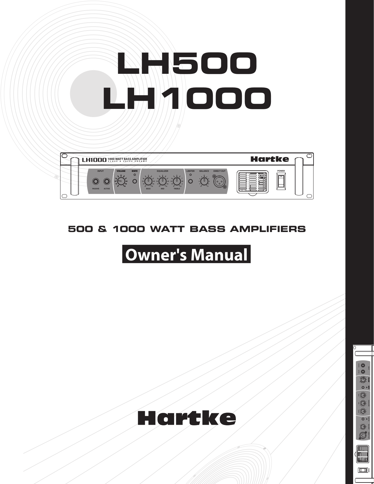 Hartke LH1000 Users Manual