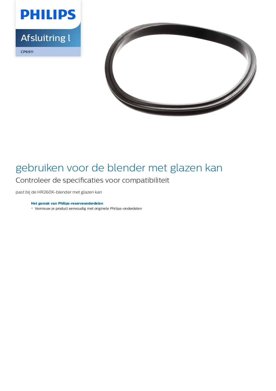Philips CP6911/01 Leaflet - ManualMachine.com