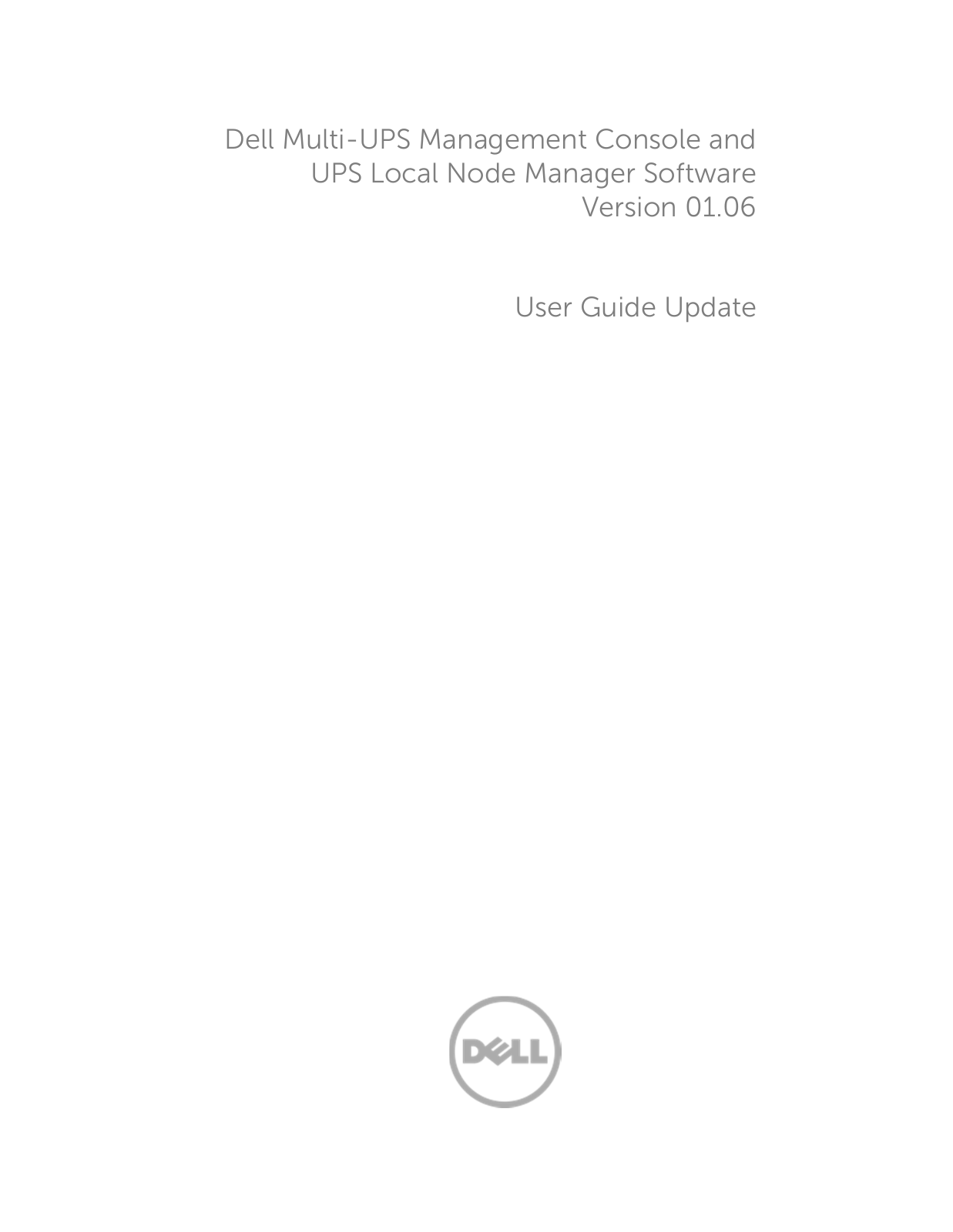 Dell UPS 500T User Manual