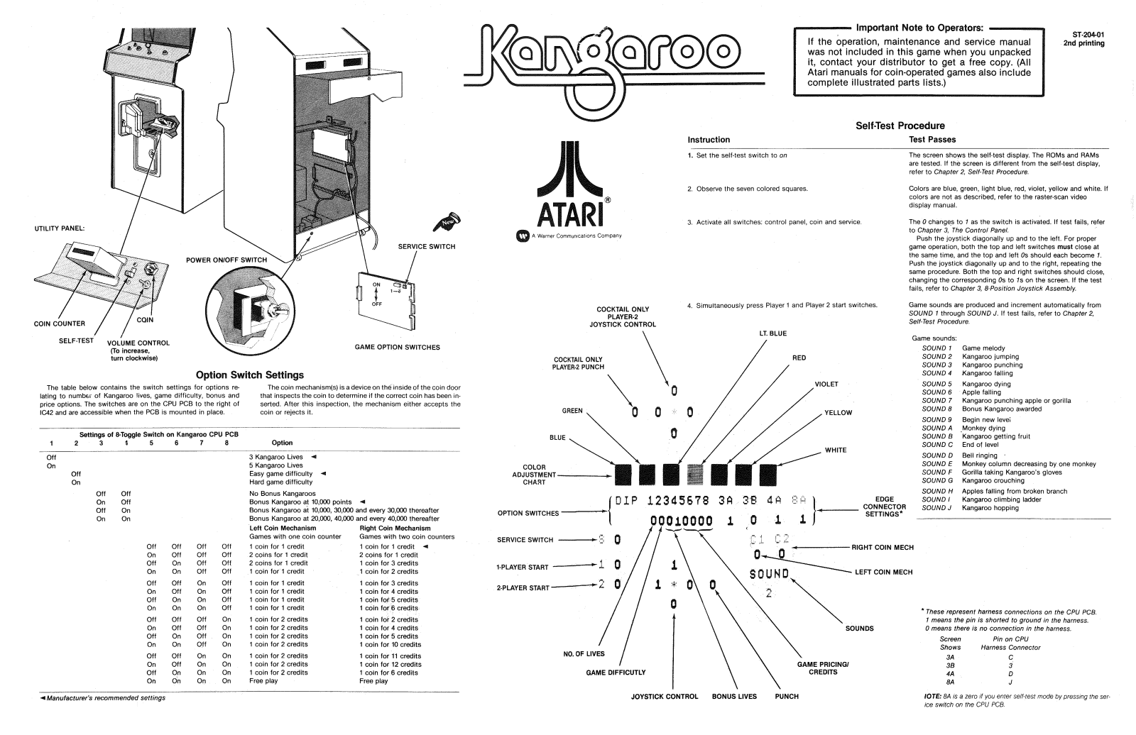 ATARI Kangaroo User Guide