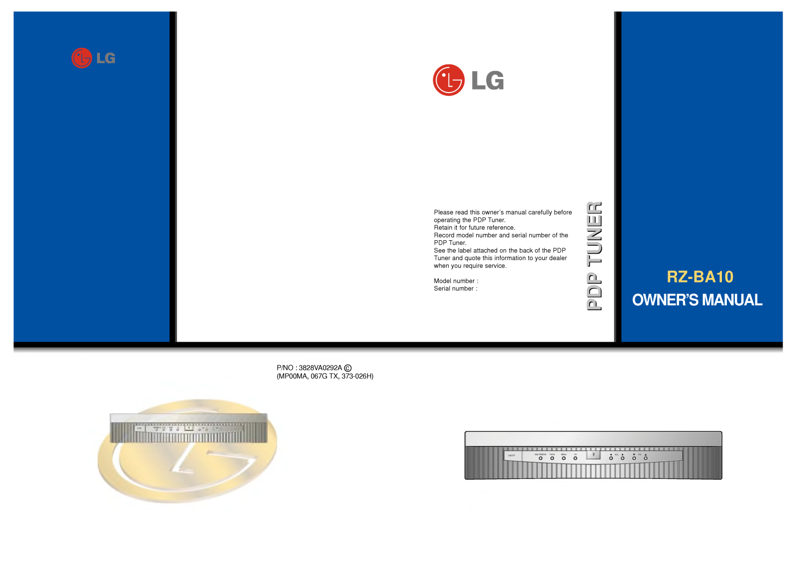 LG RZ-BA10 User Manual