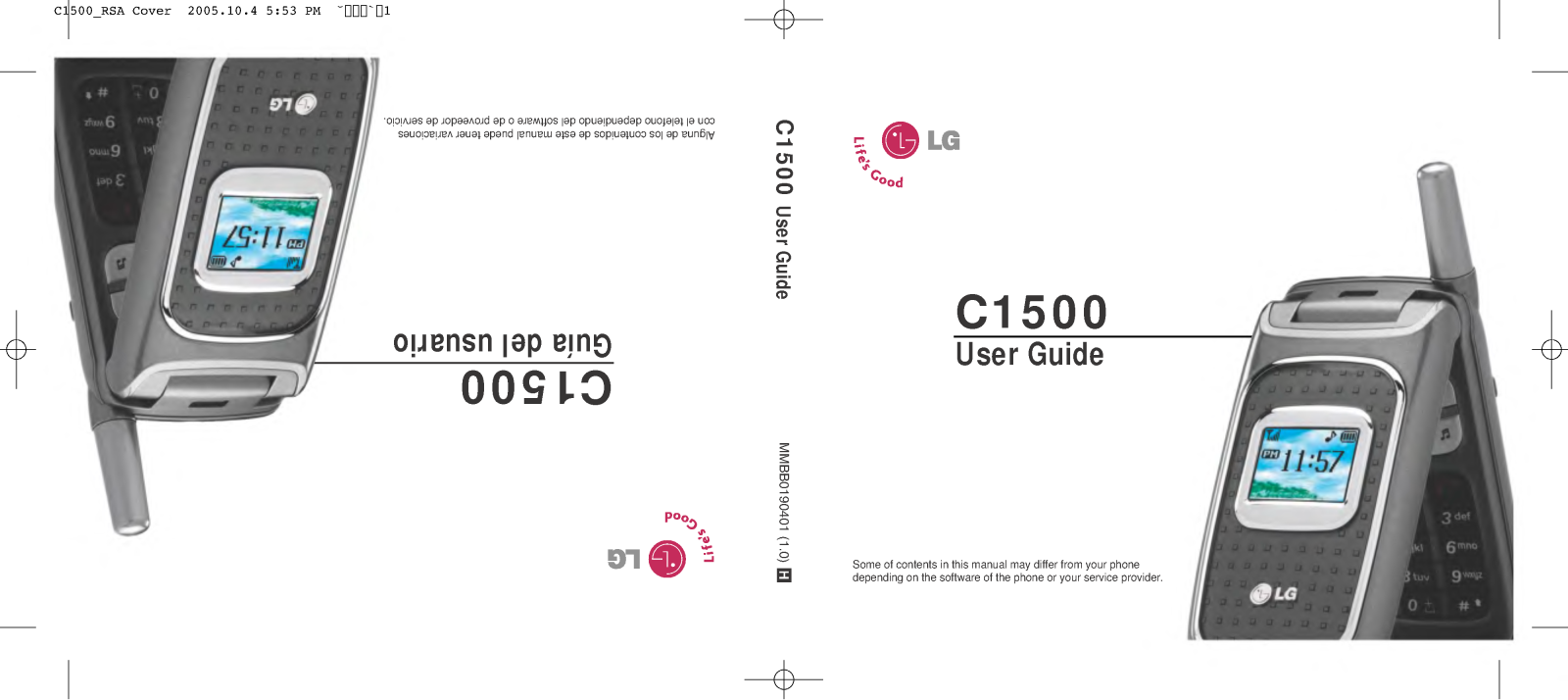 LG C1500 User Manual