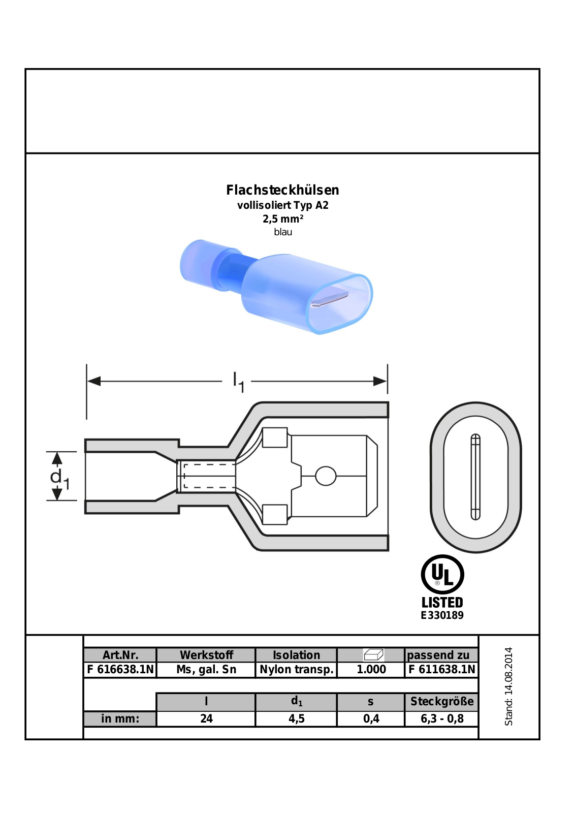 Datasheet IFS-B-6,35 Datasheet (FREI) - ManualMachine.com