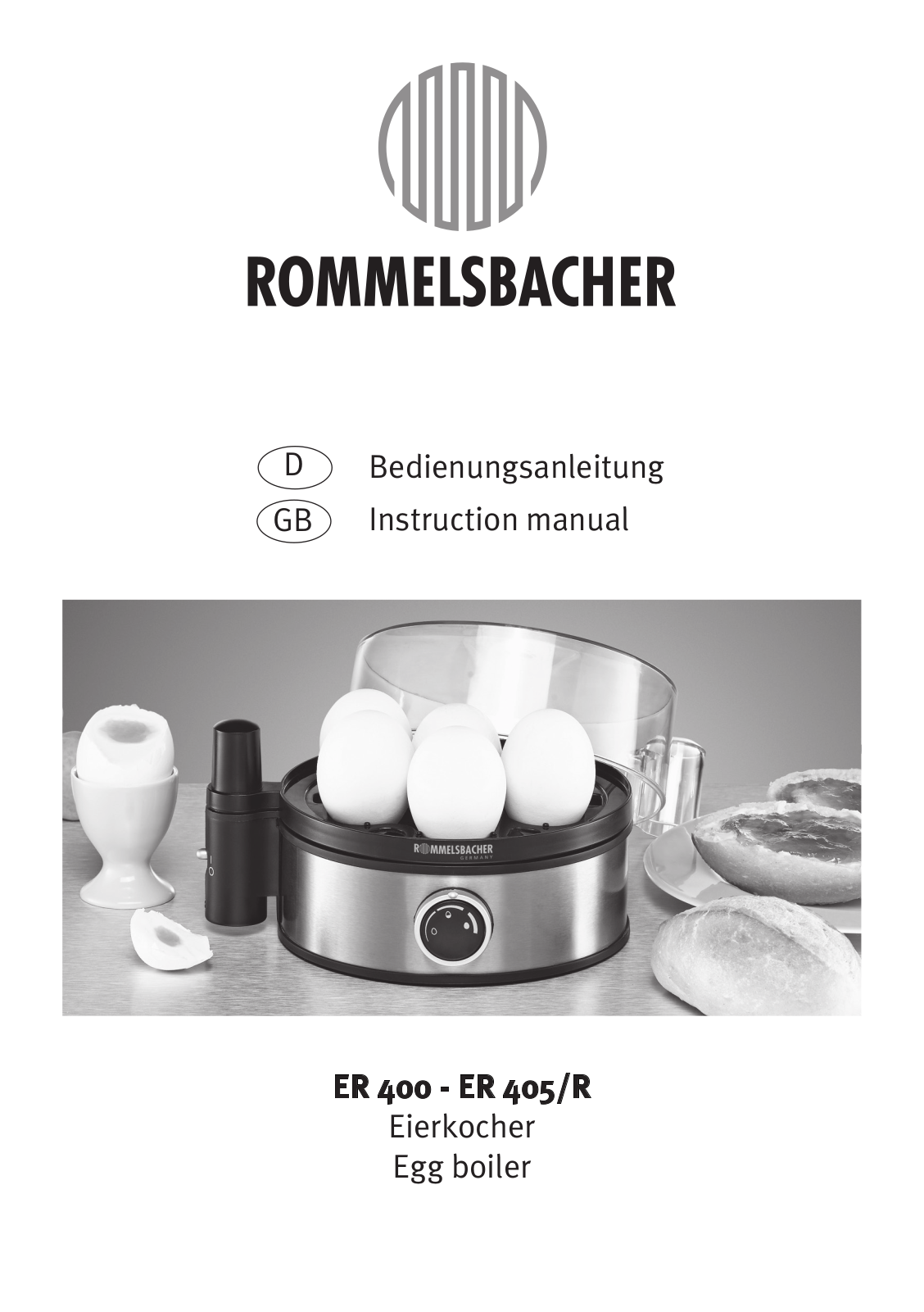 Rommelsbacher ER 400, ER 405 User Manual