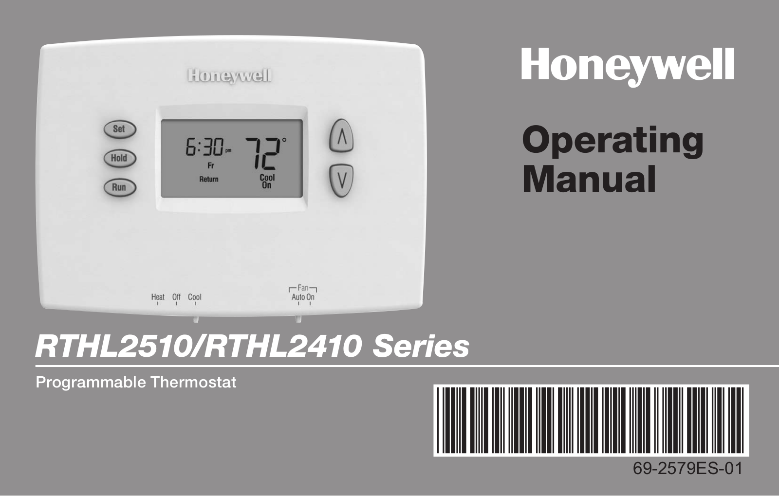 Honeywell RTHL2510, RTHL2410 User Manual