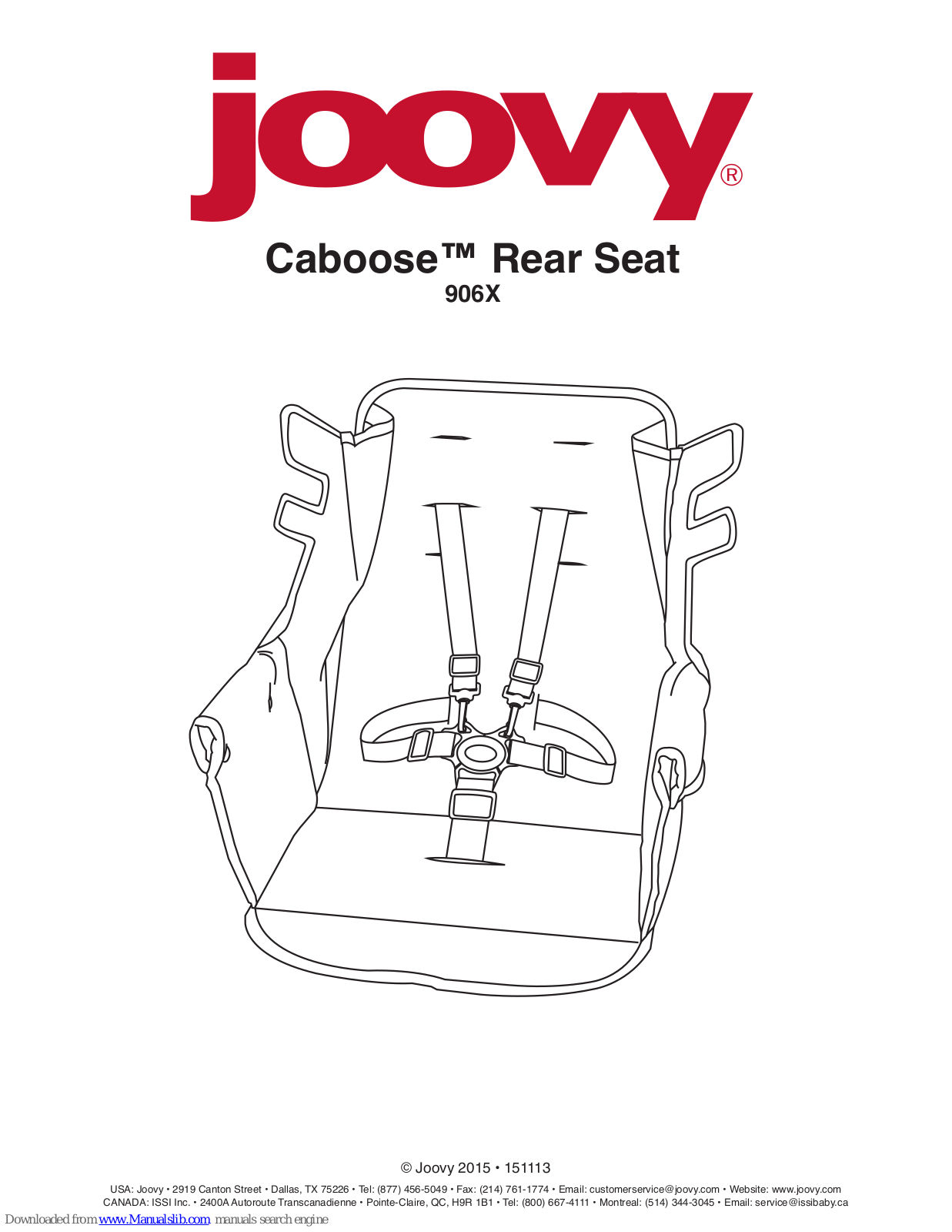 Joovy Caboose 906X User Manual