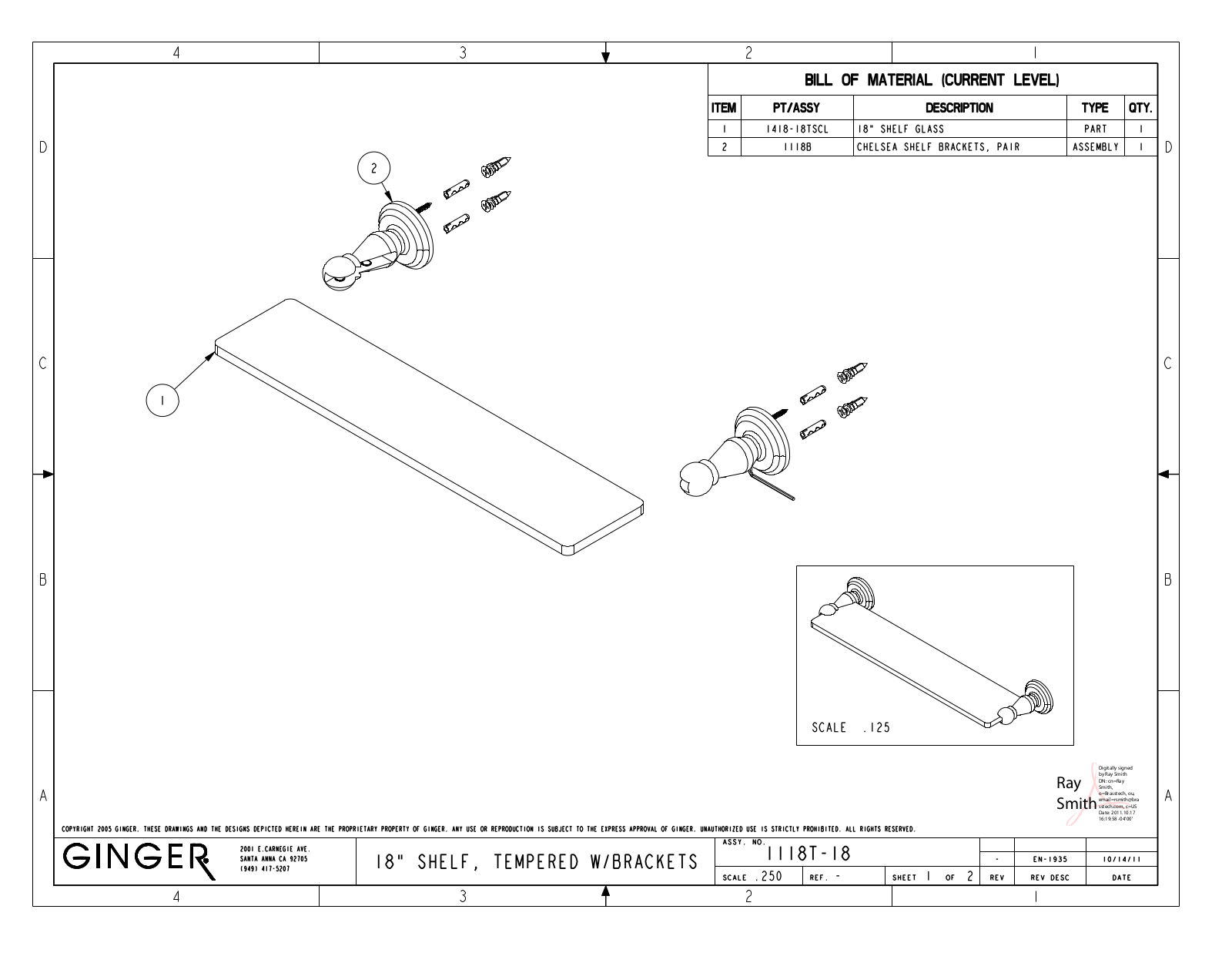 Ginger GIN1456 Installation & Assembly - ManualMachine.com