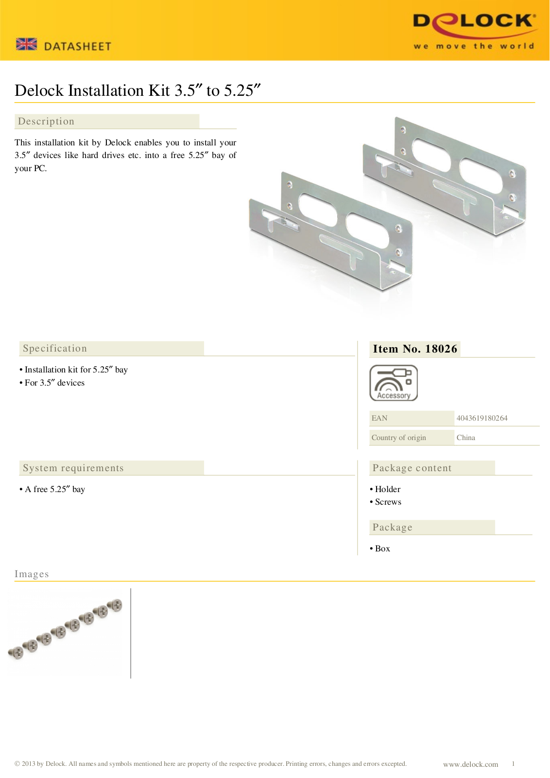 DeLOCK 18026 User Manual