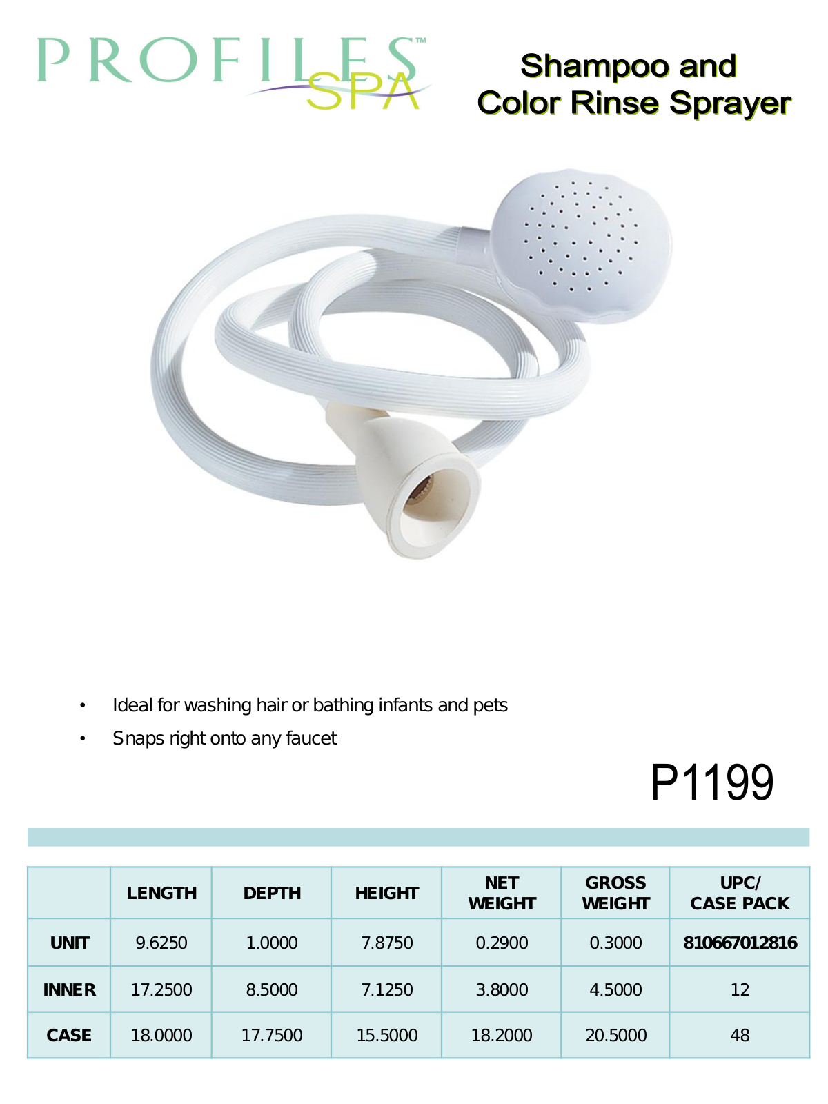 Belson P1199 DATASHEET