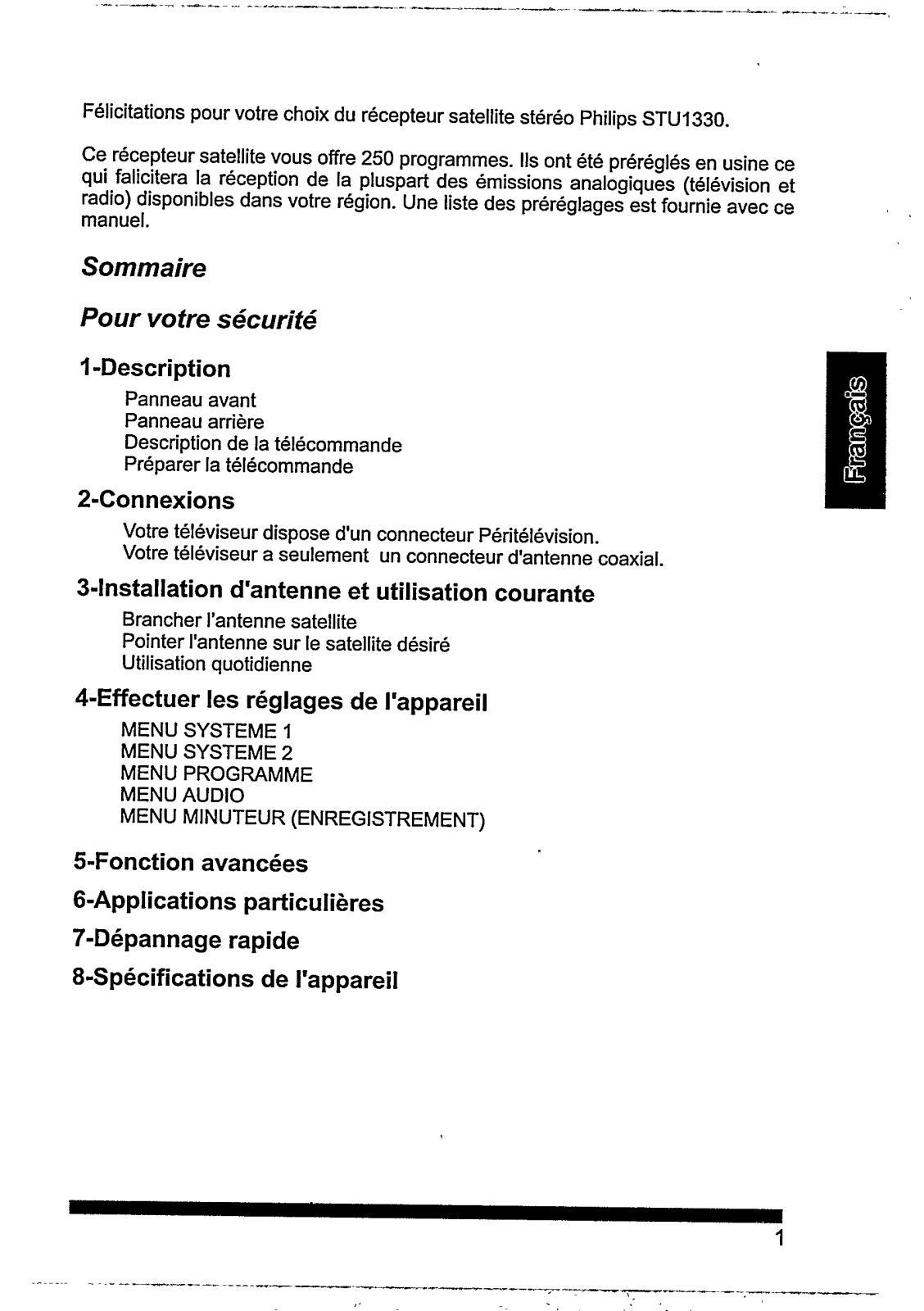 Philips STU1330/00G User Manual