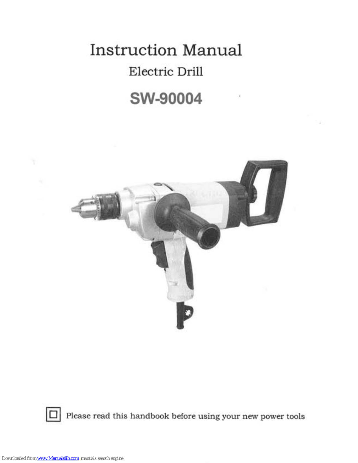 Buffalo Tools SW-90004 Instruction Manual