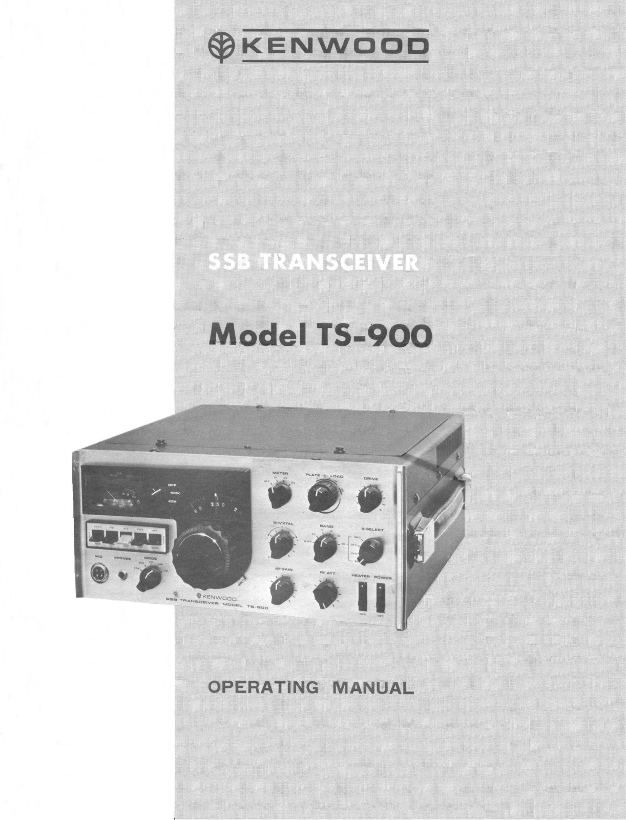 Kenwood TS-900 Owner's Manual
