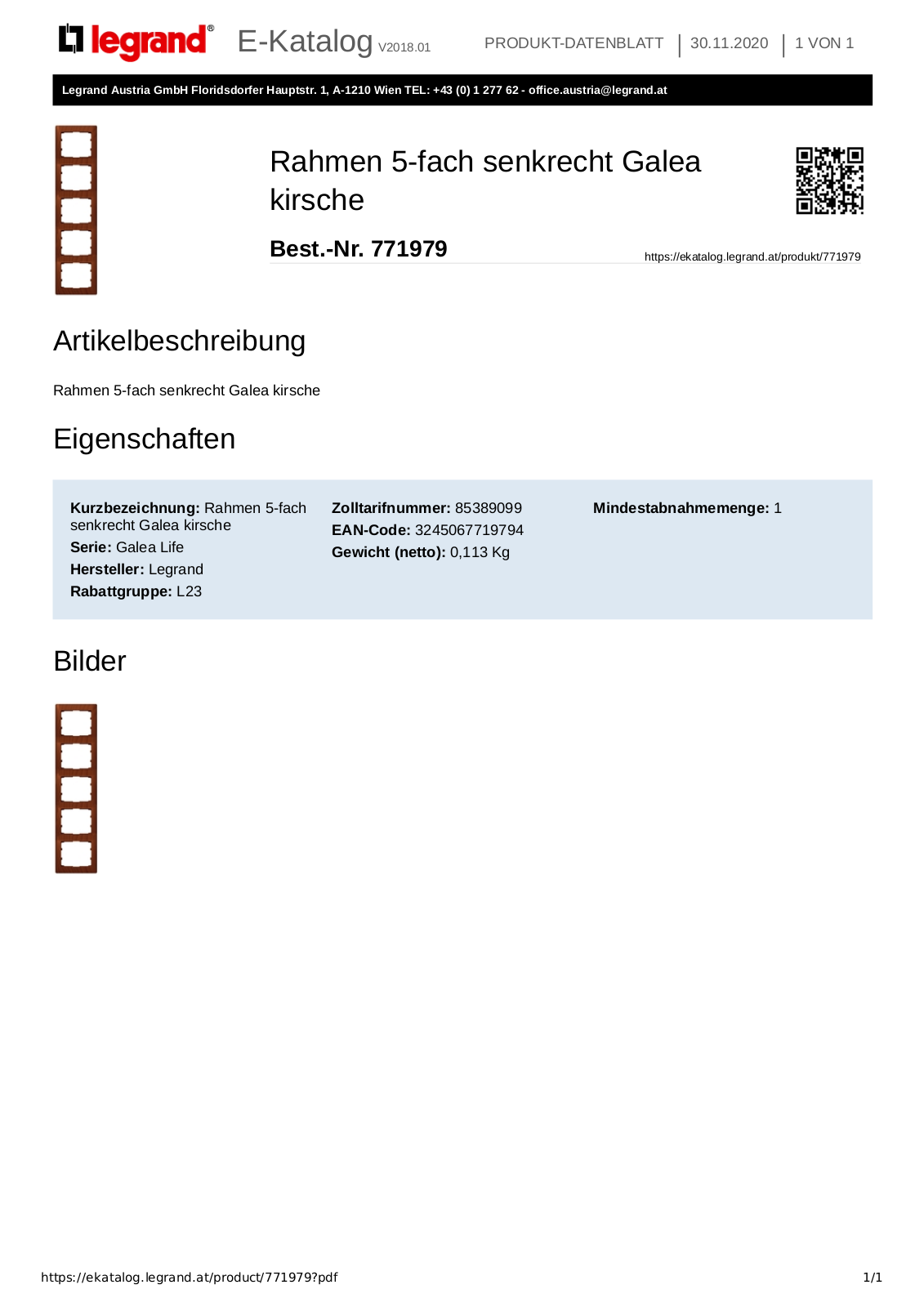 Legrand 771979 User Manual