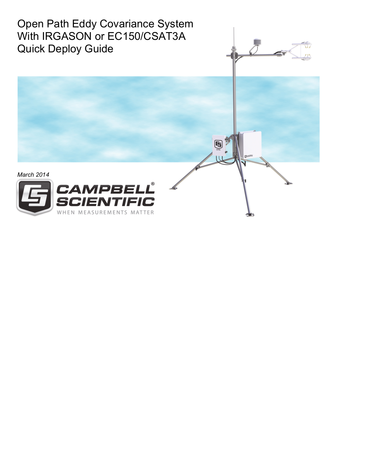 Campbell Scientific CSAT3A User Manual