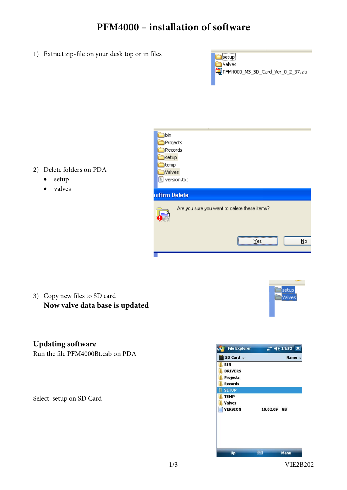 Danfoss PFM4000 Operating guide