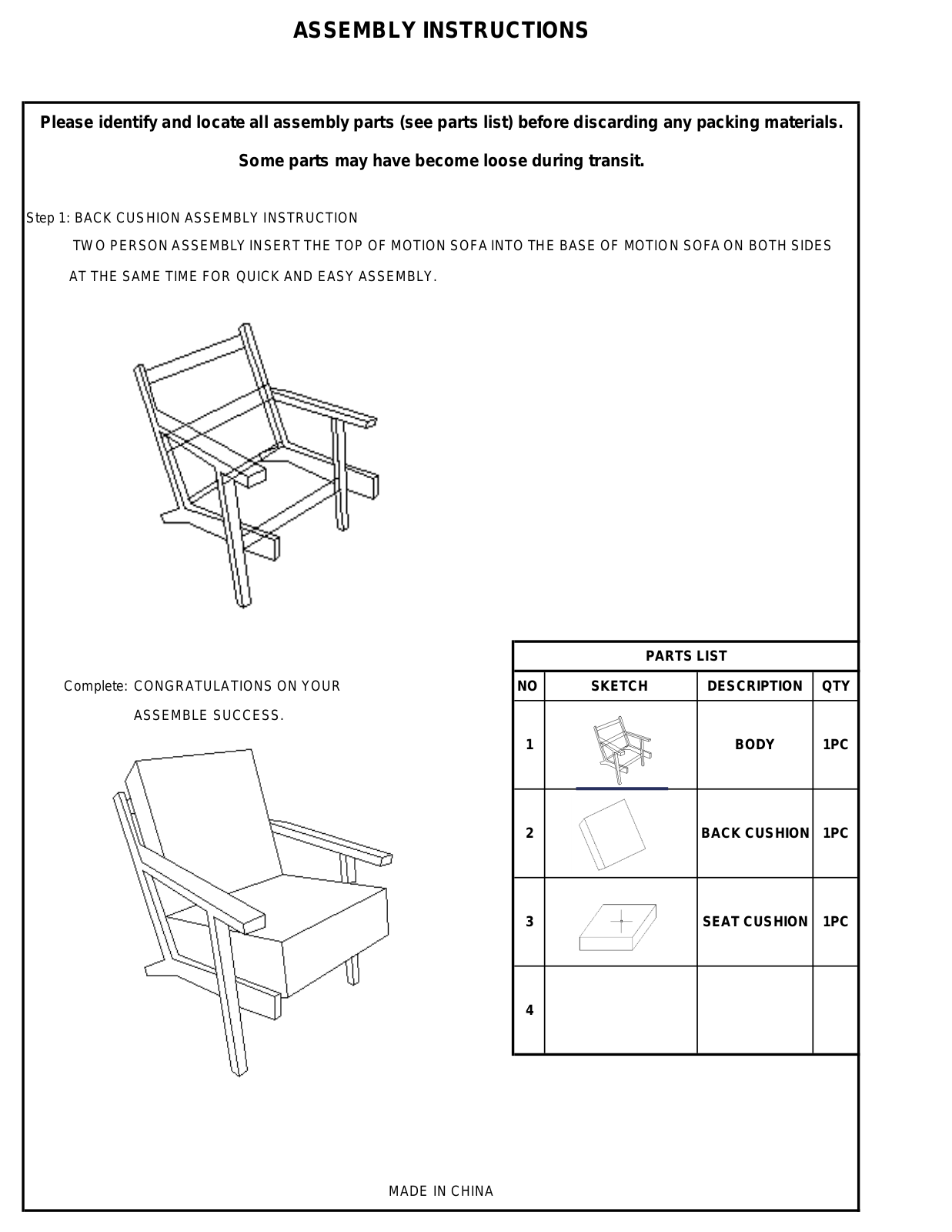 Foundstone™ W005484066 Assembly Instructions - ManualMachine.com